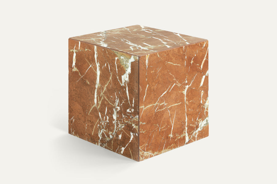FORTIS Cube in Polished Rojo Alicante Marble