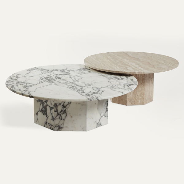 Calacatta marble on sale coffee table