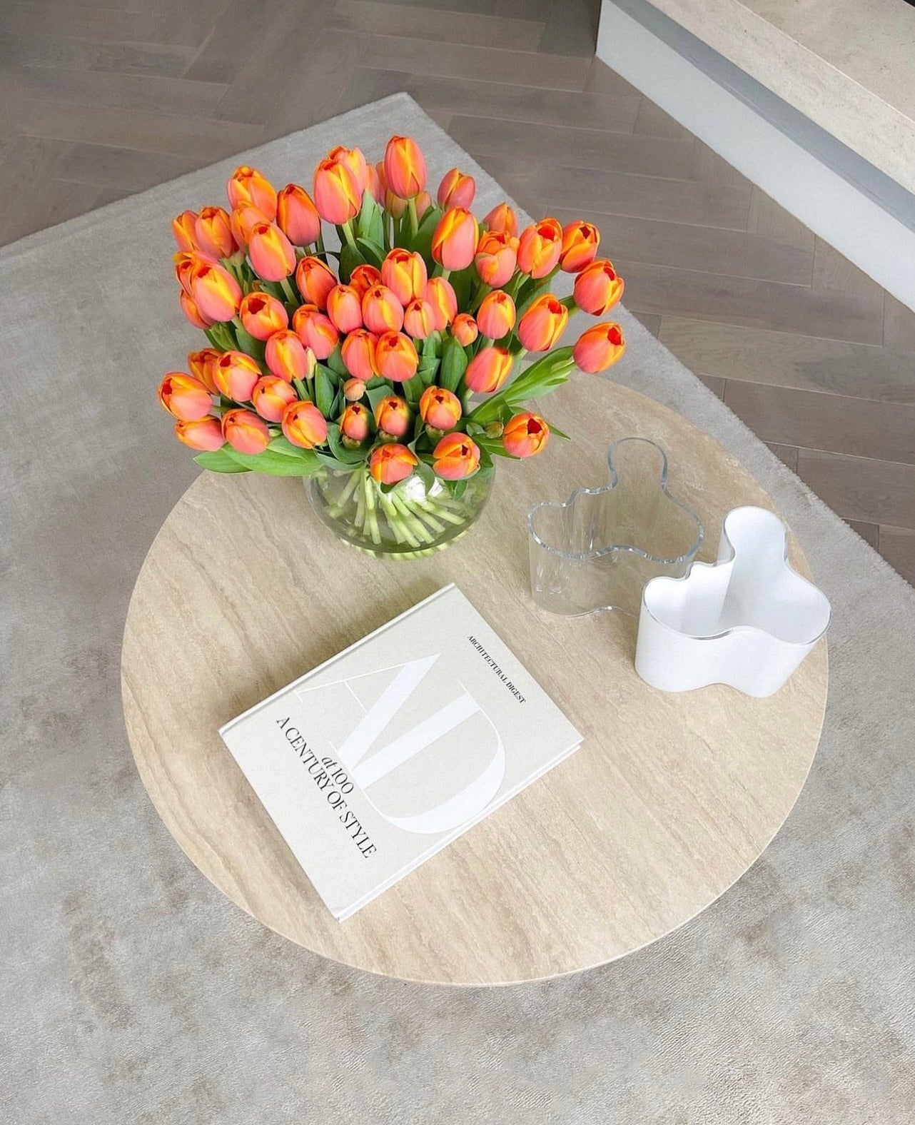 278 Table OTTO - Natural Stone Travertine Marble Coffee Table – Atelier278