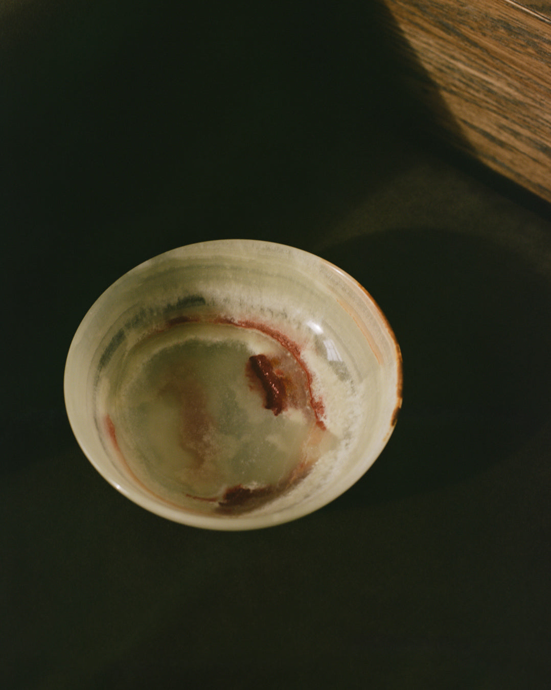 STELLAR Bowl in Pale Jade Onyx