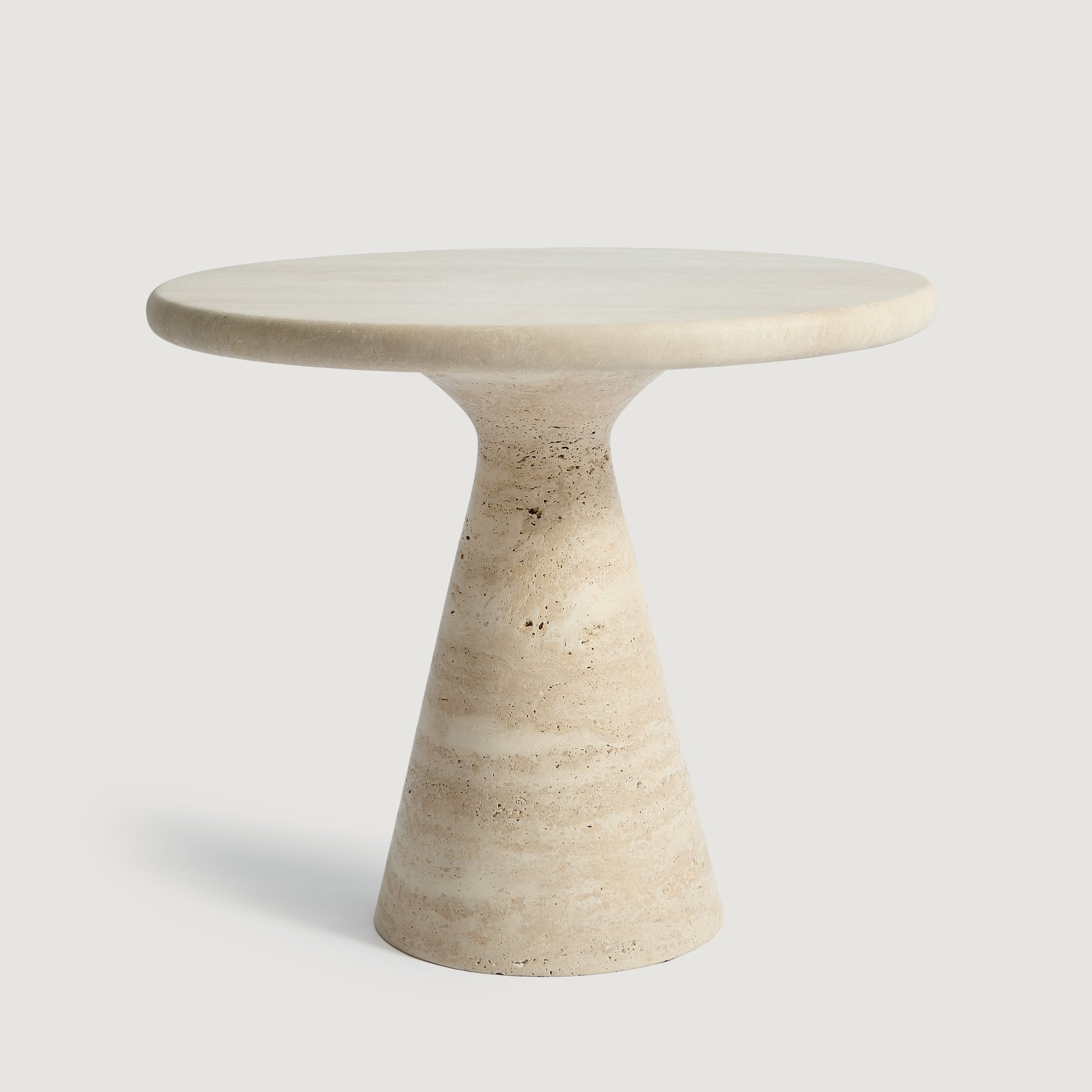 278 Table ORION - Natural Stone Travertine Marble Side Table – Atelier278