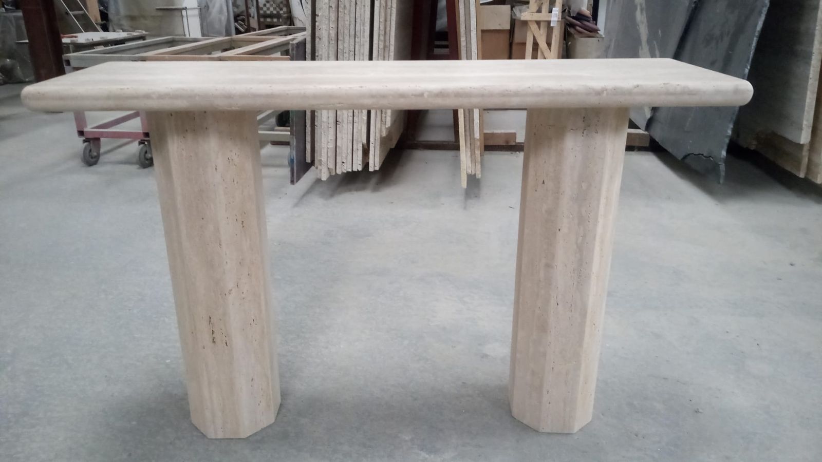Bespoke Travertine - Console Table - AW25 Archive Sale