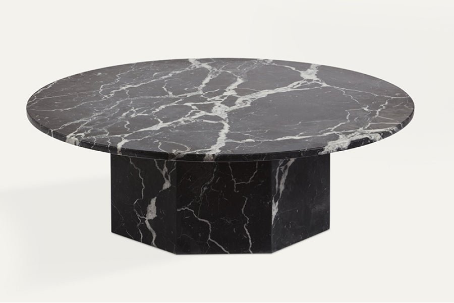 OTTO 110 Coffee Table in Honed Black Marquina Marble