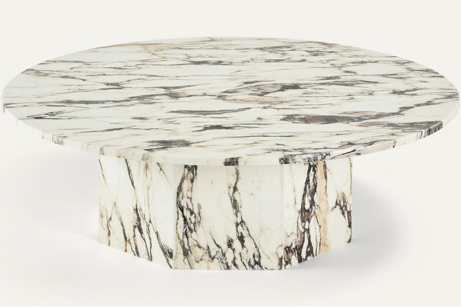 OTTO 110 Coffee Table in Polished Calacatta Monet Marble
