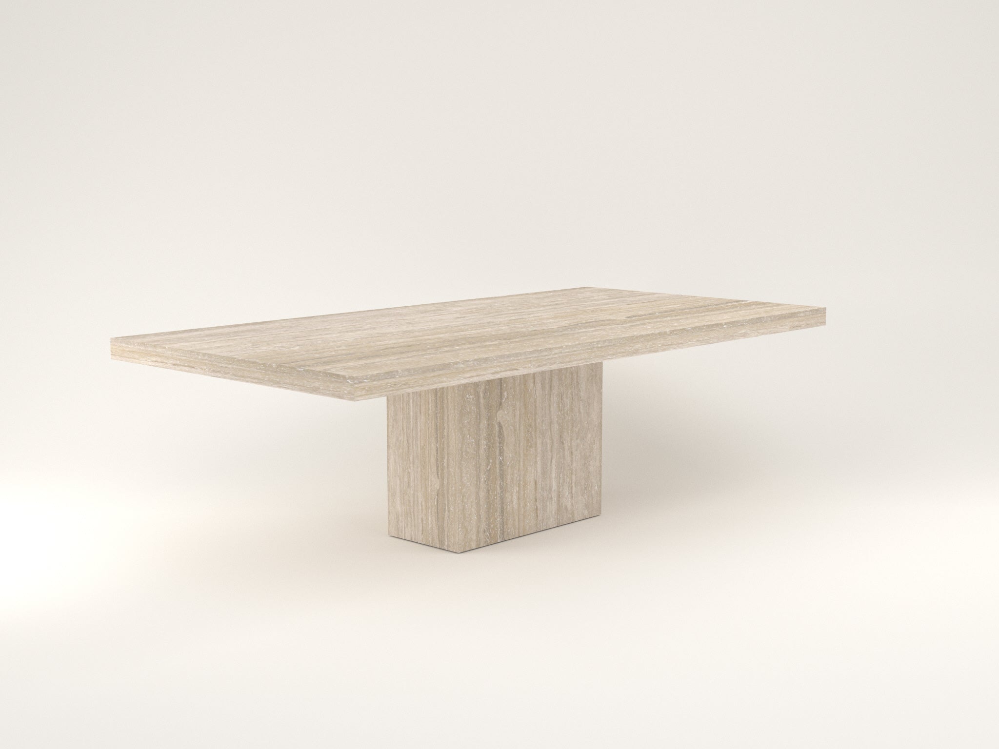 NOMA 200 - Natural Stone Travertine Marble Dining Table – Atelier278